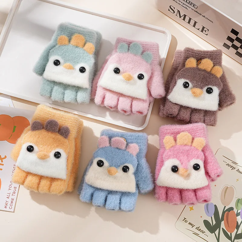 1 Children's Cartoon Warm Gloves for Daily School and Outdoor Play. Rich and Diverse Styles, Soft and Warm Materials