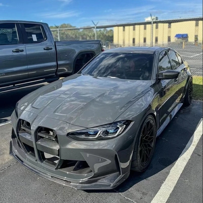 

For BMW M3 M4 G80 G82 2021-24 Sport Full Body Kit Front Bumper Lip Rear Diffuser Side Skirts Exterior Styling Upgrade Auto Parts