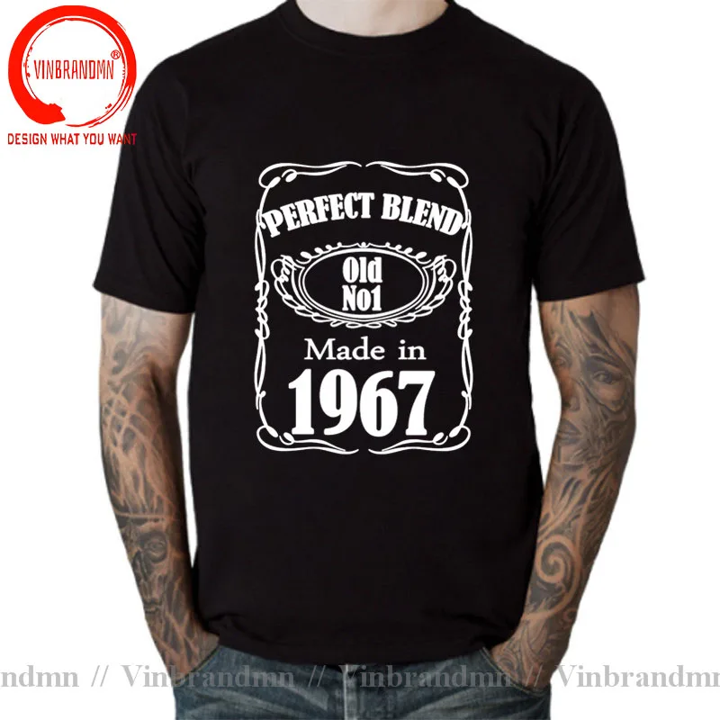 1972 Perfect Blend Old No.1 T Shirt Made in 1967_1968_1969_1971_1970_1974_1975_1976_7977_1978_1979_1982 T-shirt Birthday Tshirt