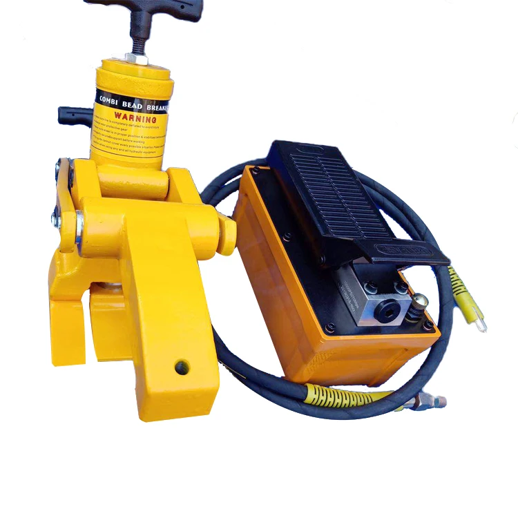 Truck Pneumatic Tire Removal Tool 5 Ton Manual Tire Hydraulic Combi Style Tire Bead Breaker Changer