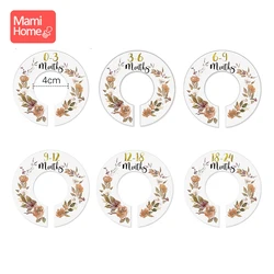 Baby Month Milestone Round Acrylic Baby Closet Divider for Baby 0-24 Months Memory of Growth  Photography Props Toy Newborn Gift