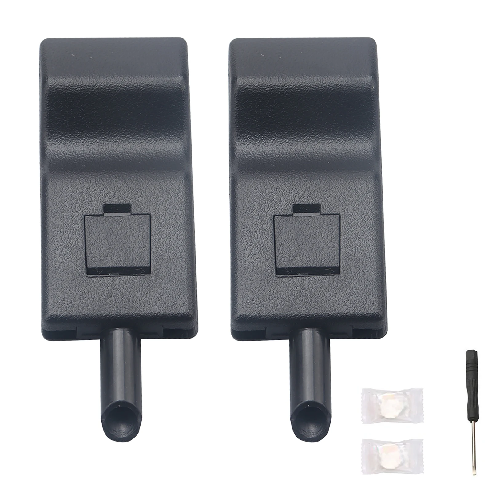 

2Pcs Black Plastic Front/Rear Door Interior Lock Knobs 15844616 15844618 15214027 25862454 For Chevrolet For GMC Car Accessories