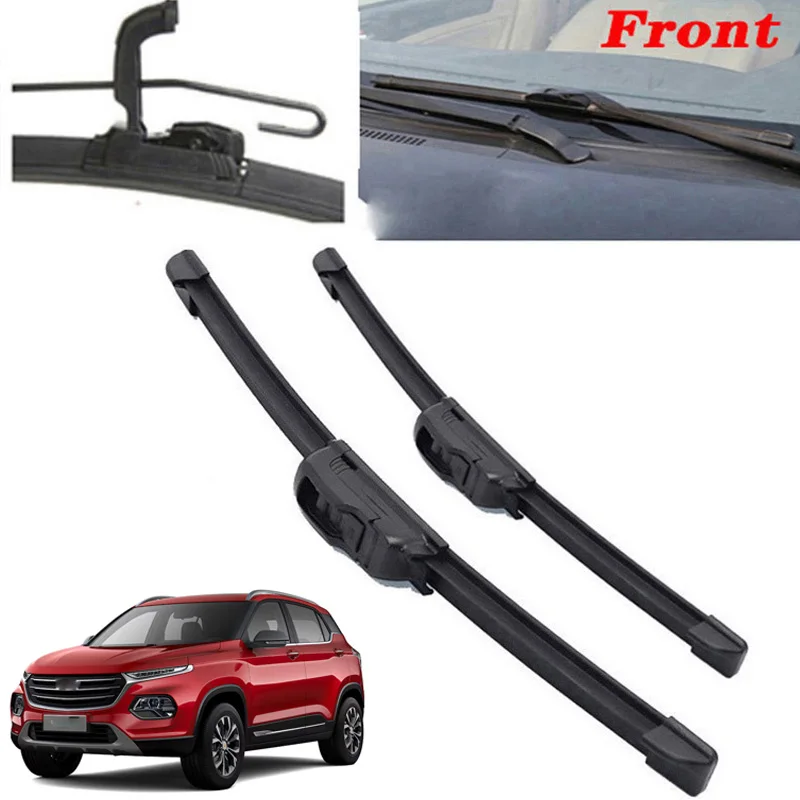 Front Windshield Wiper Blade For  Groove 2021-2024 Windscreen Window Brushes Glass Blades Car Accessories