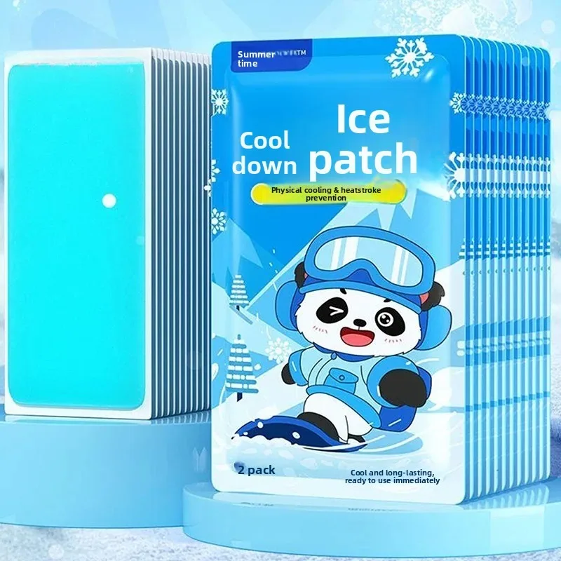 10/20/30PCS Baby Cool Fever Cooling Patch Summer Physical Cooling Ice Cool Fever Pads Portable Fruit Flavor Clear Sheet Storage