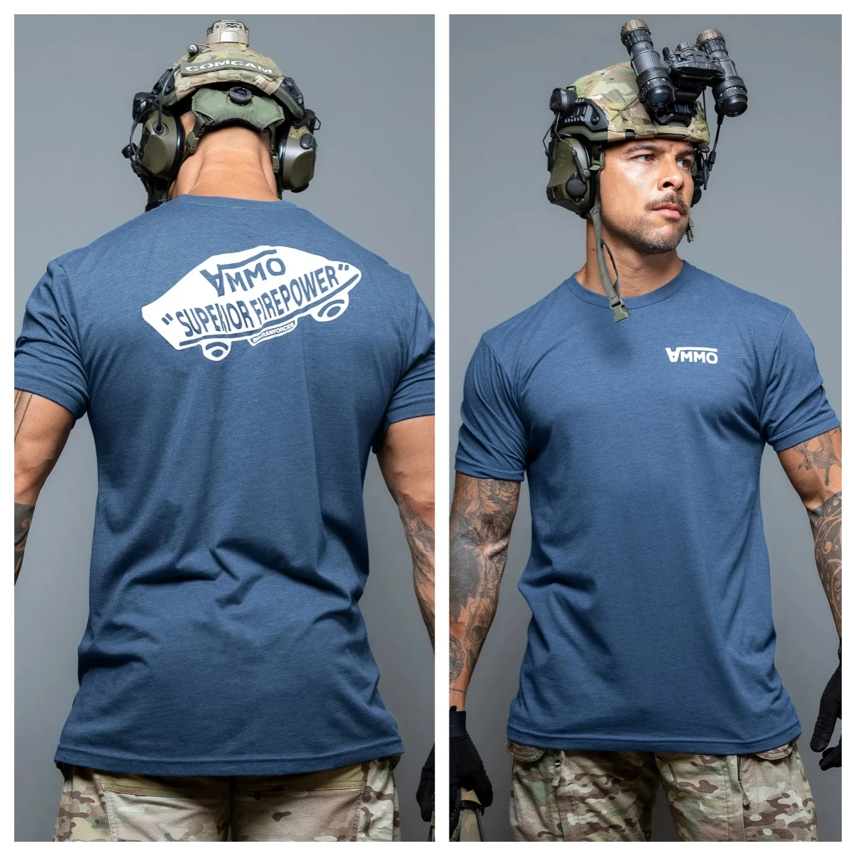 Acta Non Verba Military Tactical Art Style Summer Casual T-shirt Men's and Women's Luxury Brand Top 2026 view 5