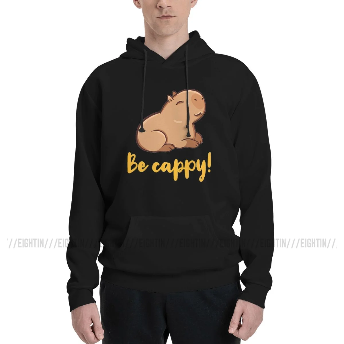 

Cute Capybara Be Cappy! Like A Capybara Capy Hoodies Men Women Warm Sweatshirts Autumn Hooded Pullover