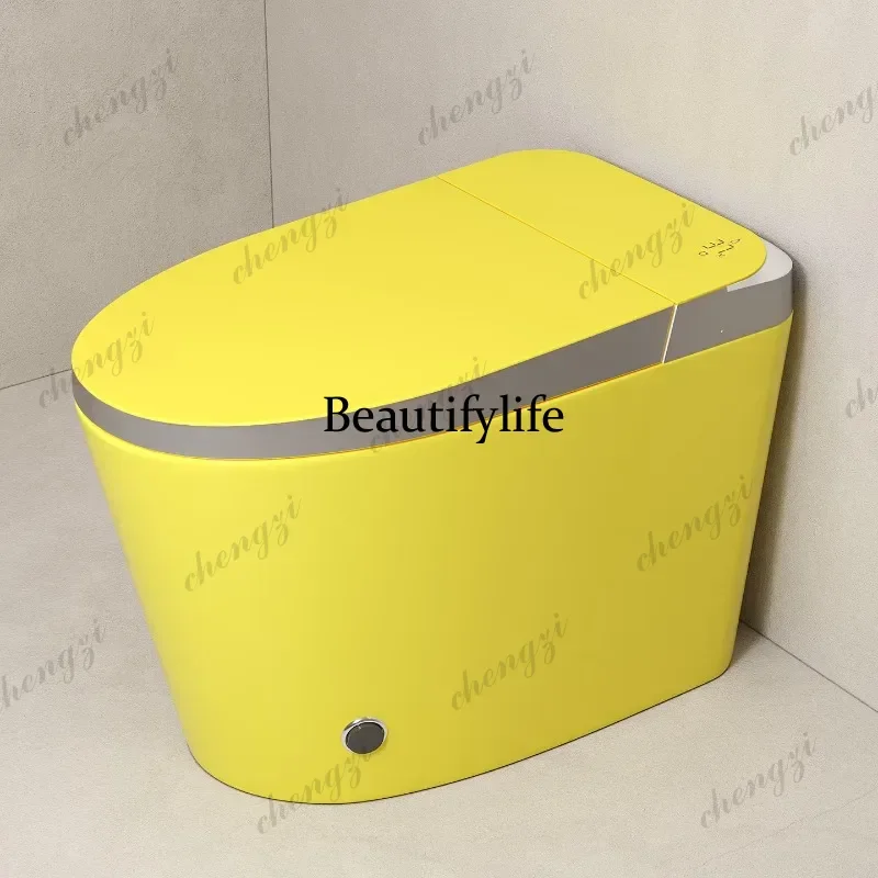 Color smart toilet, toilet flip, automatic voice integrated electric household instant heating without water pressure limit