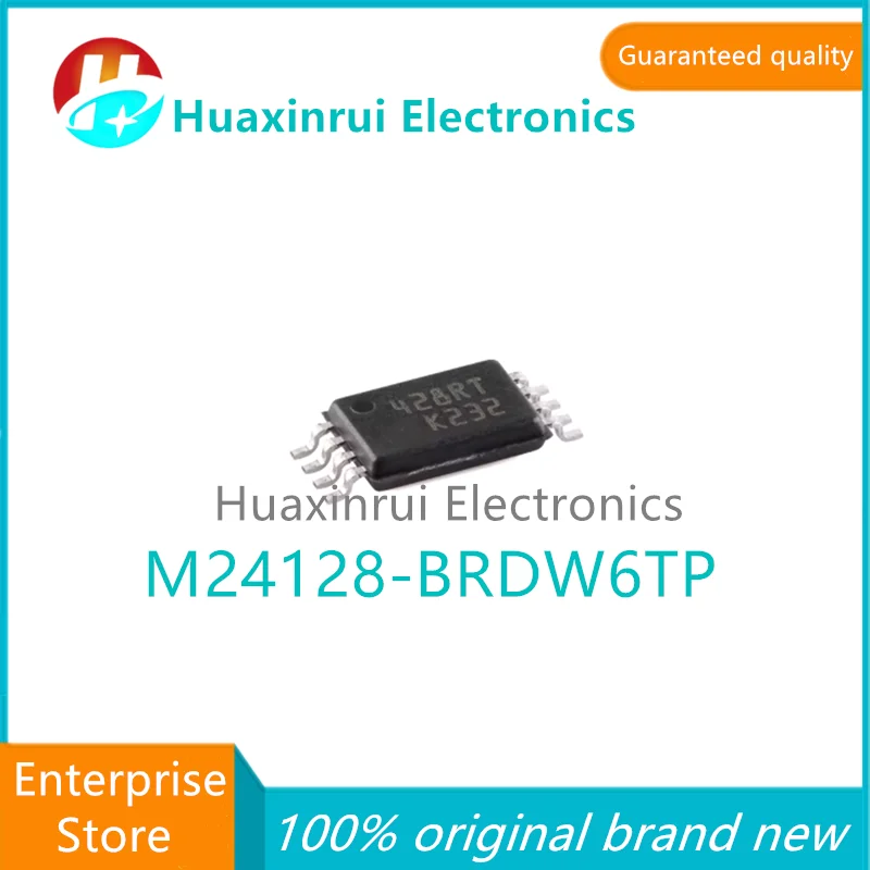 M24128-BRDW6TP TSSOP-8 100% original brand new silk screen 428R 128Kbit serial I2C bus EEPROM chip M24128-BRDW6TP