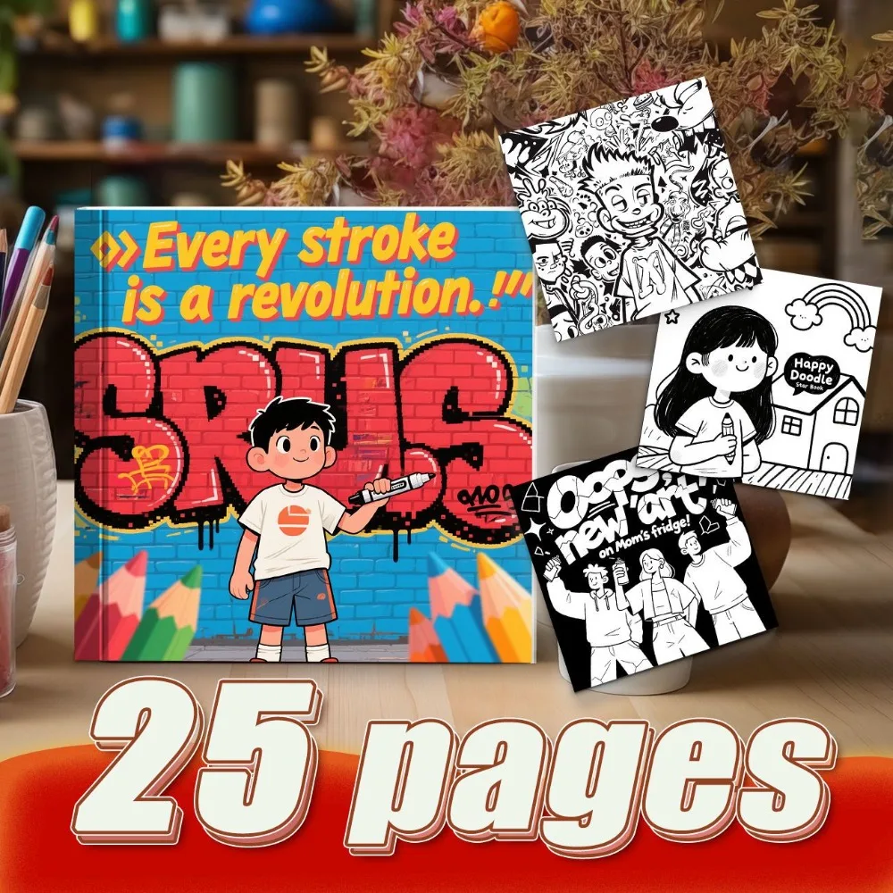 Professional Artist Specialized Thickened Sketchbook Blank Pages Graffiti Sketch Creation And Art Expression Pad