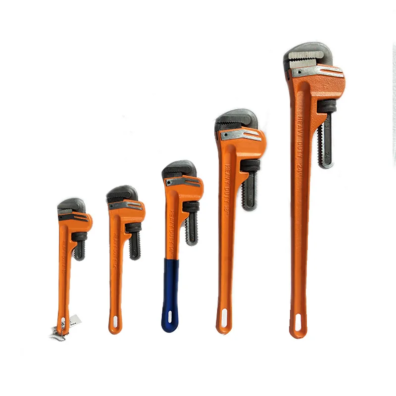 

60-дюймовые плоскогубцы для зубьев труб, ключ из высокоуглеродистой стали, сверхмощная труба, большое отверстие, 200 мм дюймов