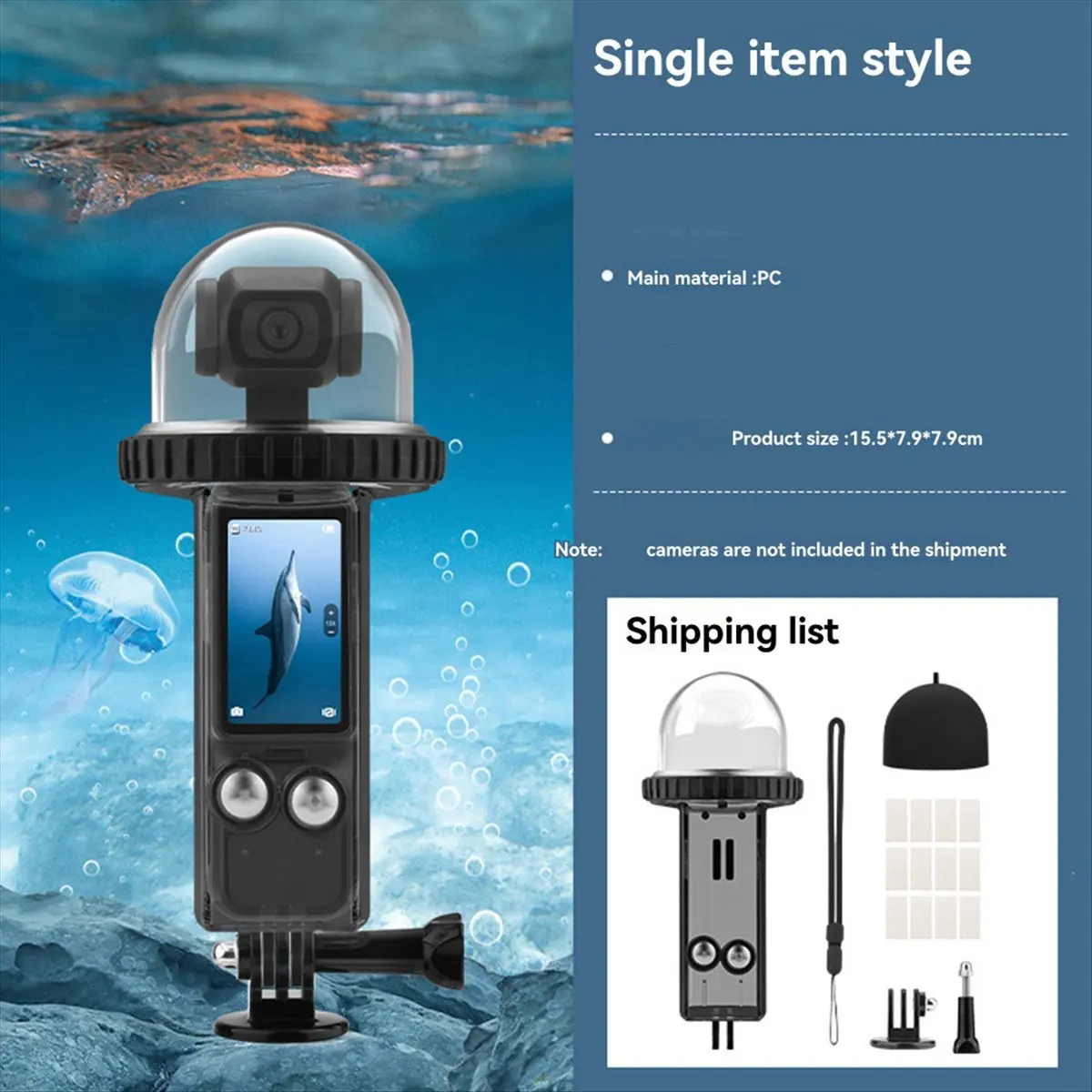 A64I For 3 Underwater Diving Housing, Protective Shell, Camera Accessories for Enhanced Photography A