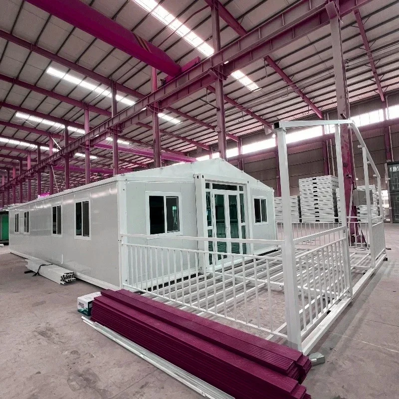 Prefabricated Container House Waterproof Villa Container House Flat Roof Customized Glass Home Container Houses for Australia