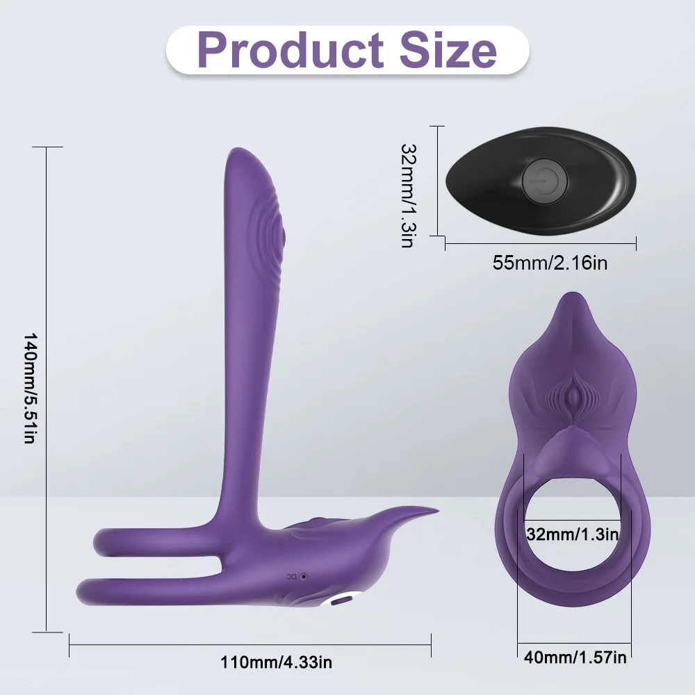 Vibrating Cock Ring for Men Peni Anal Adult Prostate Sex Remote Control Man Massager Sexual Vibrator Vibratorl Products Toys view 6
