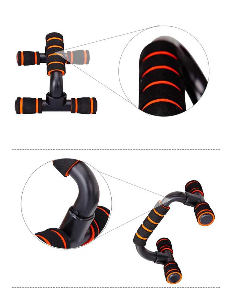Rutschfester Push-Up-Ständer für Zuhause, Fitness, Power-Rack, Fitnessstudio, Griffe, Push-up-Bars, Übung, Arm, Brust, Muskeltraining, Bodybuilding-Ausrüstung – Detail 4