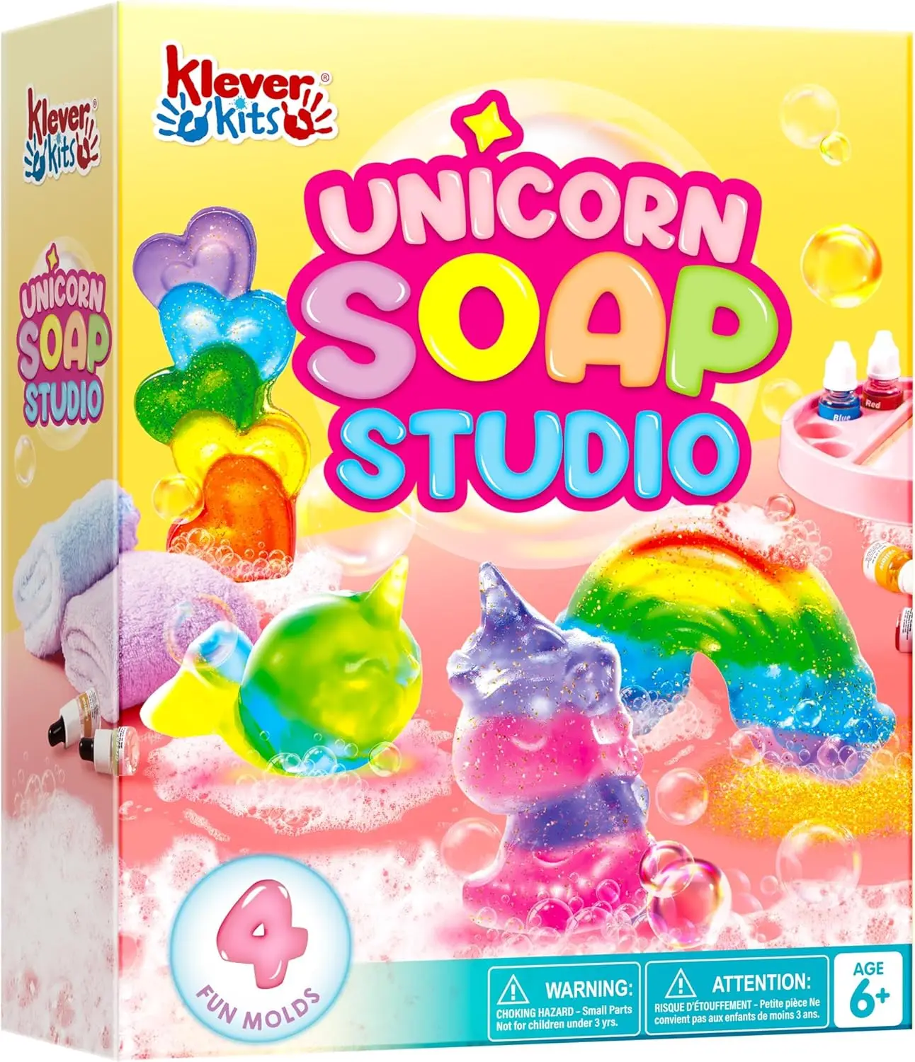 JOYFY Kit Pembuatan Sabun Unicorn Kerajinan Tangan untuk Anak Perempuan Proyek DIY untuk Hadiah Ulang Tahun Natal Aktivitas STEM Hadiah Remaja