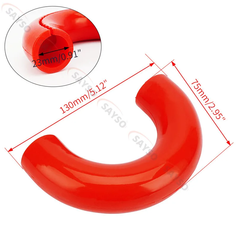 2PCS Red D-Ring Trailer Hook Cover tow truck Hook Suitable for Ford F150 2004-2024 For Outer Banks 2021-2026 For Toyota Tundra