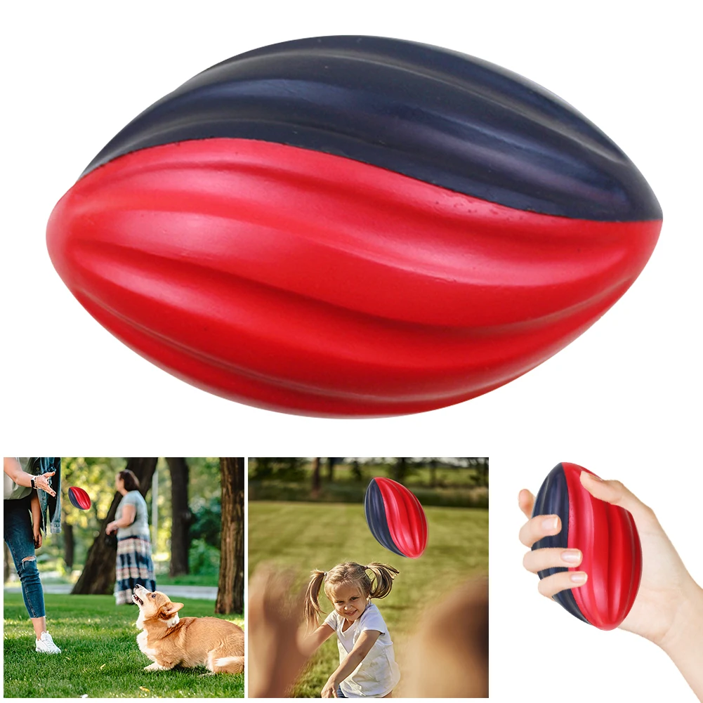 Piłka do rugby wielokrotnego użytku do treningu rzutów i kopnięć, do użytku wewnątrz i na zewnątrz, do treningu i aktywności zespołowych.