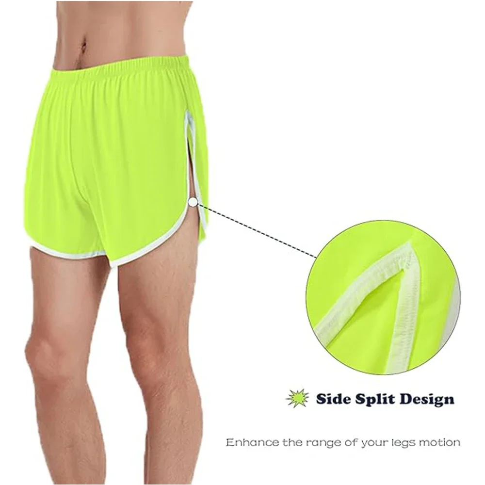 

Jinshi Men's Boxer Shorts Loose Split Side Sexy Breathable Underwear Shorts Mens Boxer Briefs US M-3XL