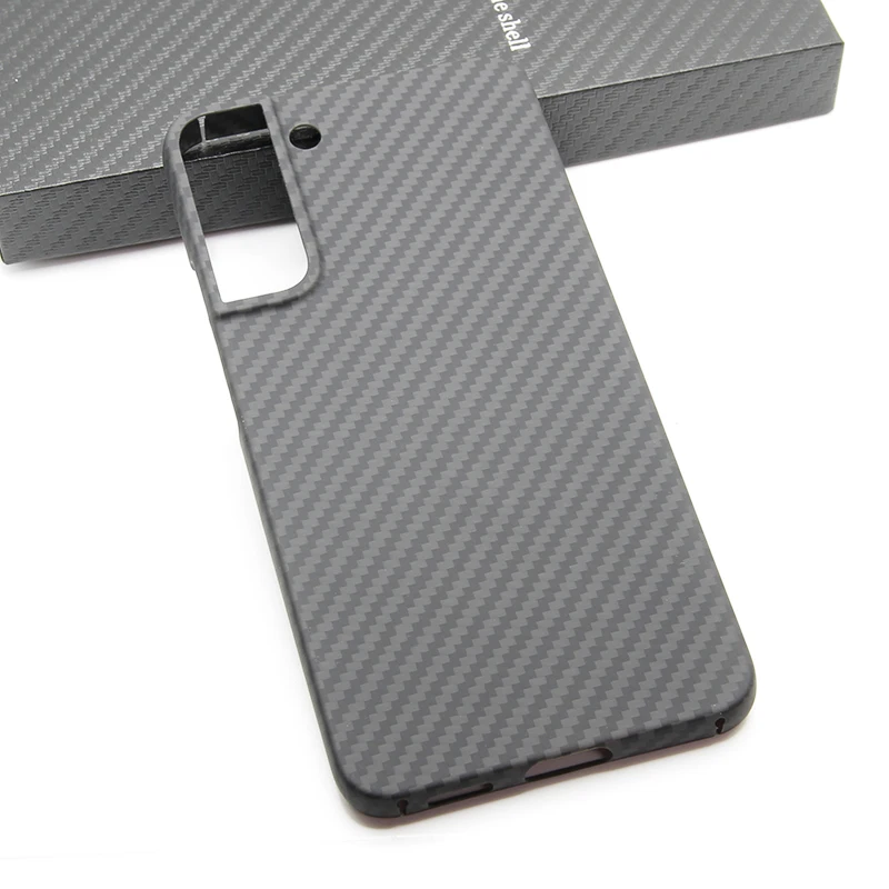 Case for Samsung Galaxy S22 S22+ Plus Ultrathin Real Carbon Fiber Aramid Cell Mobile Phone Protective Cover Protection Shell