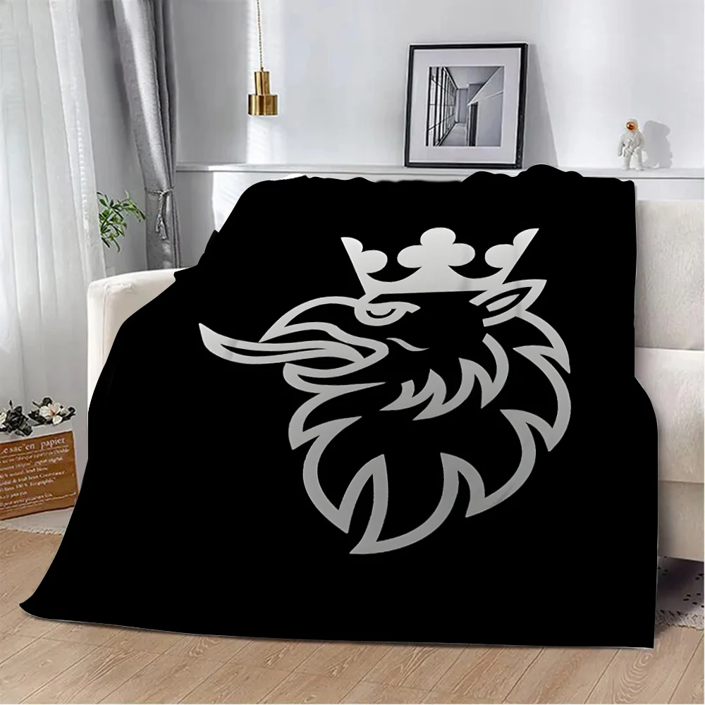 Scania Printed Blanket Picnic Blankets Warm Blanket Soft and Comfortable Blanket Home Travel Birthday Gift