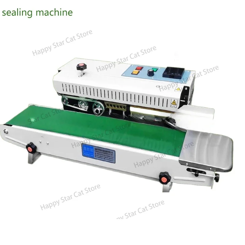 Fully Automatic Horizontal Continuous Bag Sealing Machine FR-900 Plastic Bag Belt Sealing Machine