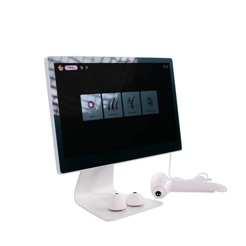 Smart Scalp Diagnostic Analyzer with Real-Time Video, Multi-Lens System and AI Report
