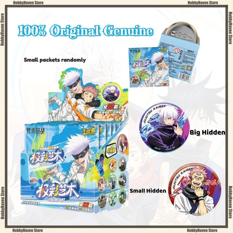 

In Stock New Card Game Genuine Spell Return Tactics Knotweed Yukino Goma Tinplate Art Outline Hidden Badge Collection Gift