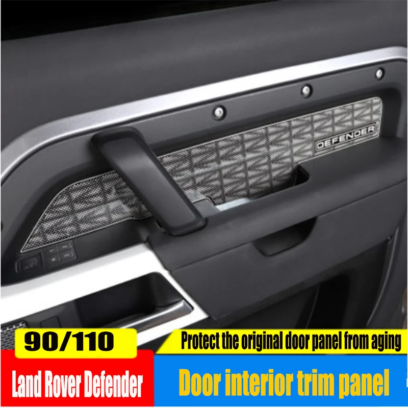 

20-22 Land Rover new guard modified interior door trim inner handle panel 110/90 special accessories