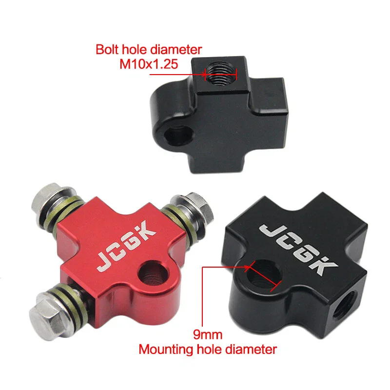 ZSDTRP Motorcycle ATV Brake System 3-Way Adapter Hydraulic Brake Pipe Tee Connector Kit - view 5