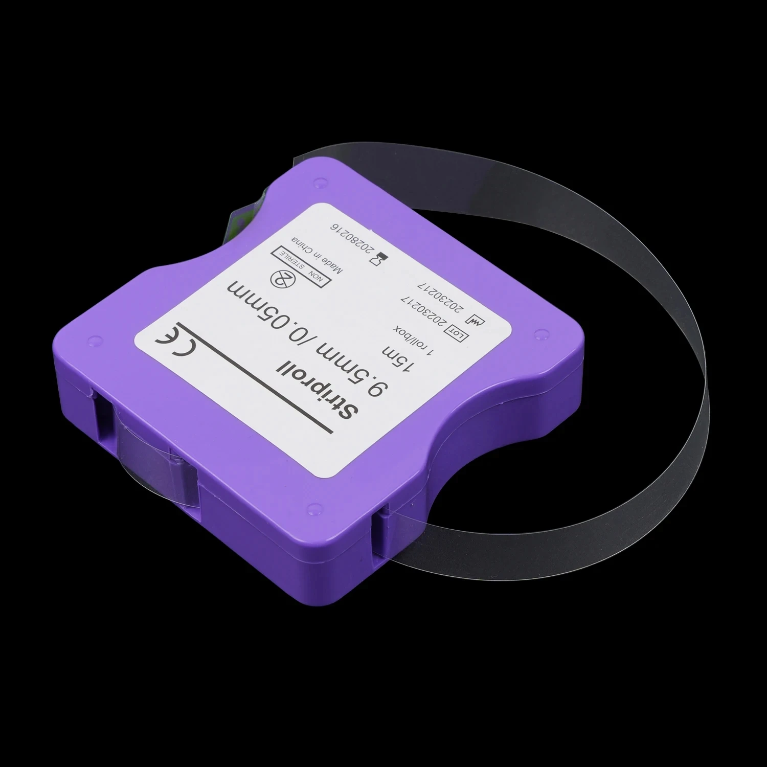 Rollo de tira de Pulido Dental, bandas de matriz transparente de resina, longitud de 15m, hoja de moldeo de resina, ancho de 9,5mm, Material de pulido de odontología