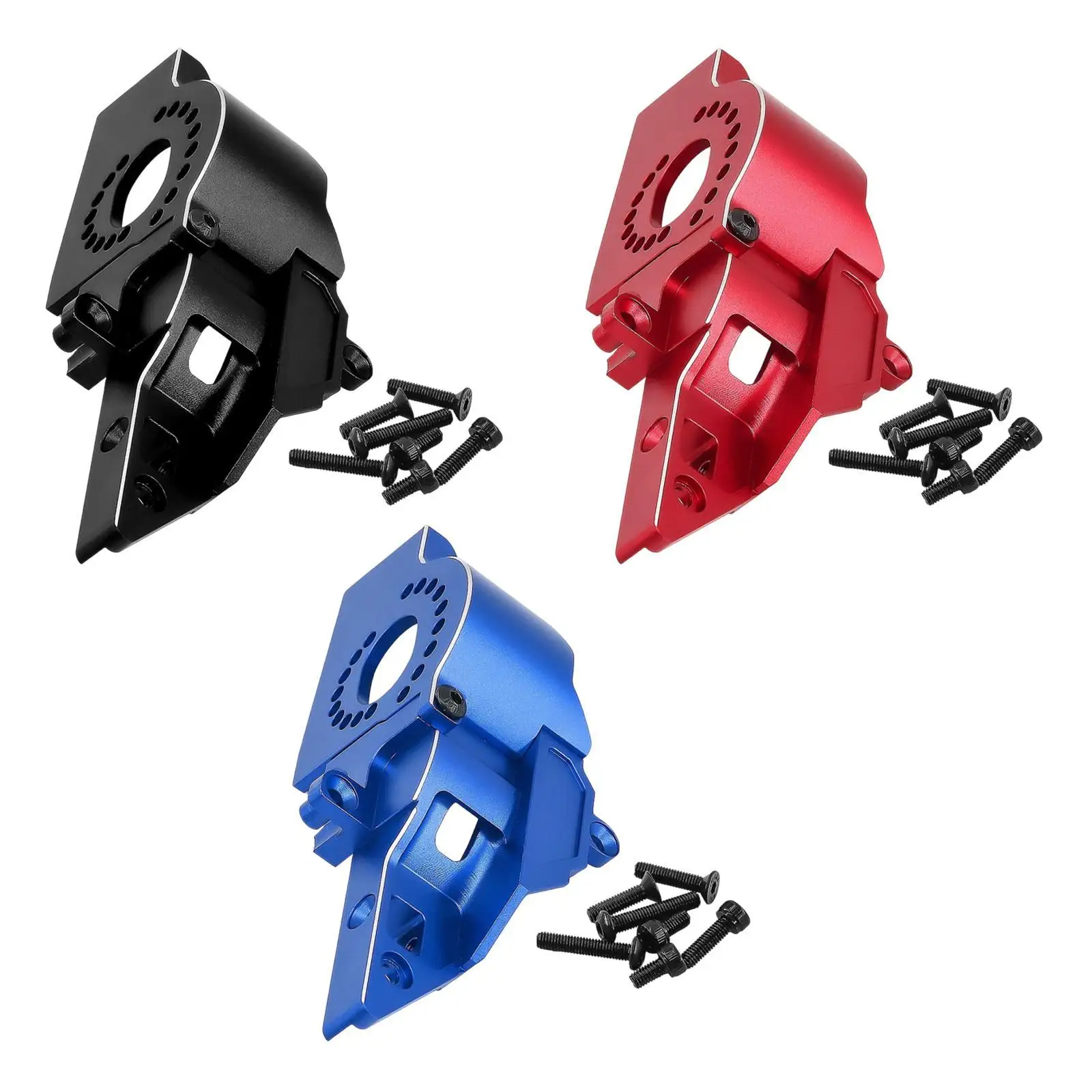 

RC Car Motor Base Stand, Sturdy And Easy-to-disassemble DIY Aluminum Mounting Kit for Parts Tra10777