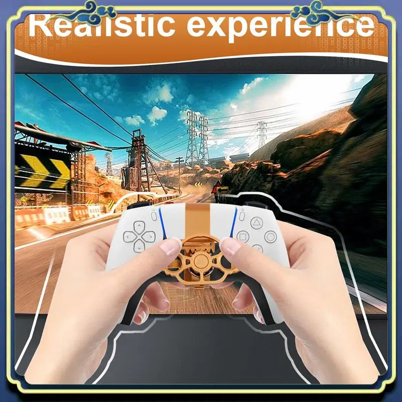 Portable Gamepad Steering Wheel Racing Game Controller For PS4 Handle Game Joystick Gaming Handle Accessories C