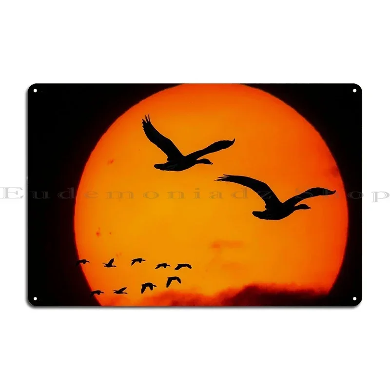 Amazing Sun Set Graphic Metal Sign Cinema Design Pub Personalized Painting Personalized Tin Sign Poster