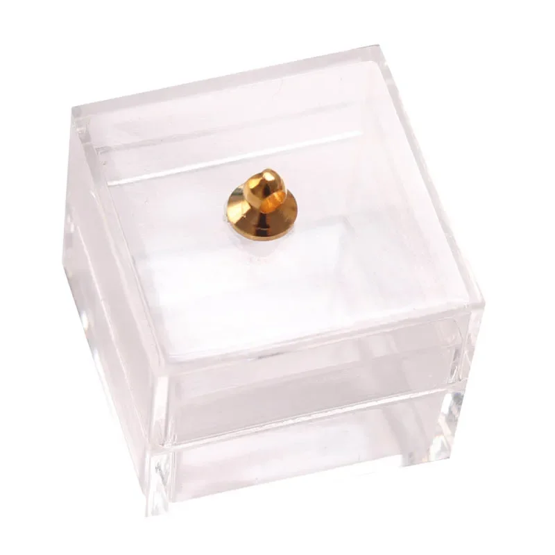 1:12 BJD Poppen Poppenhuis Mini Transparante Juweel Case Opbergdoos Miniatuur Items Snoeppot Poppenhuis Accessoires Keuken Speelgoed