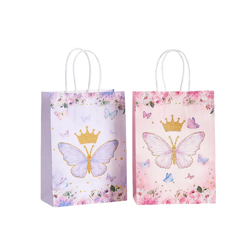 

LPZHI Многоразовые бумажные пакеты с бабочками