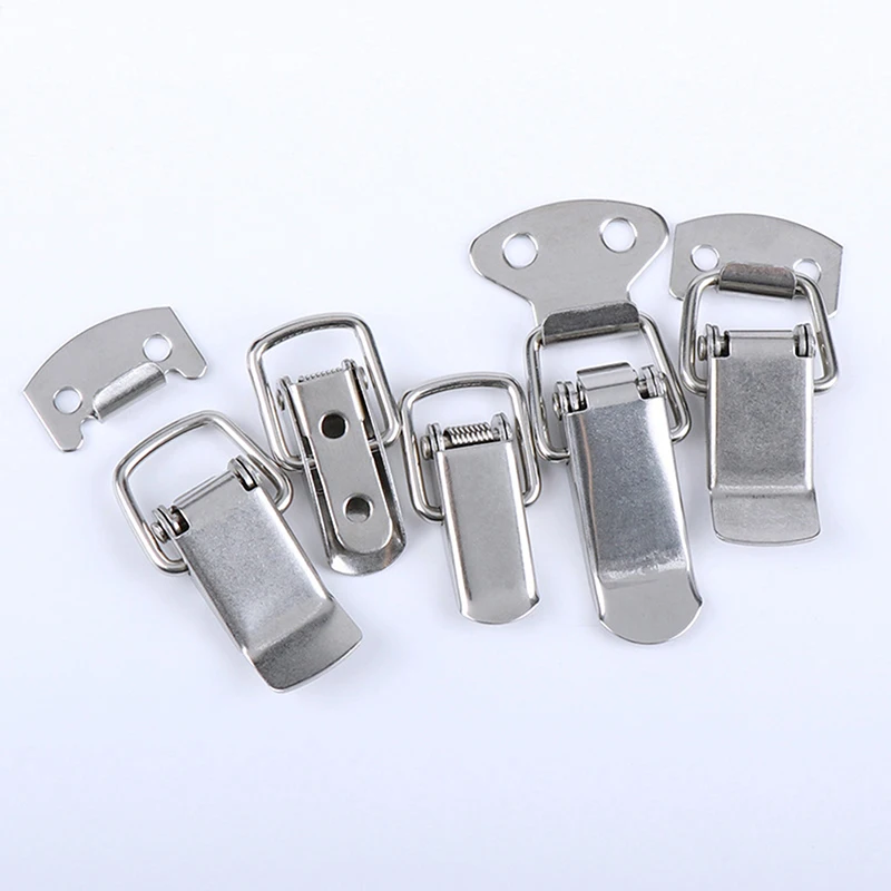 【Stainless Steel Toggle Box Lock Cap Lock Hardware Buckle Spring Loaded Latch】