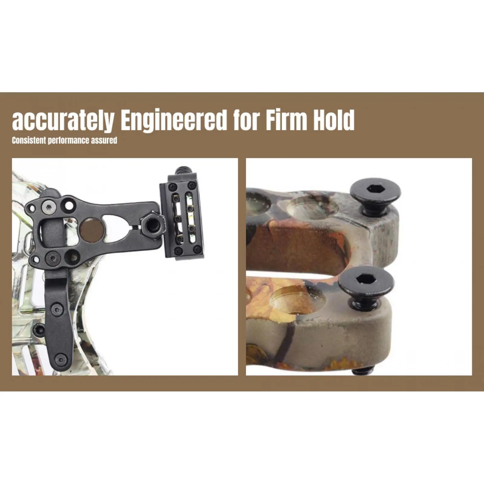 Stainless Steel Bow Fixed Sight Adapter Screw for Archery Stabilizer Mount and Outdoor Crossbow Practice