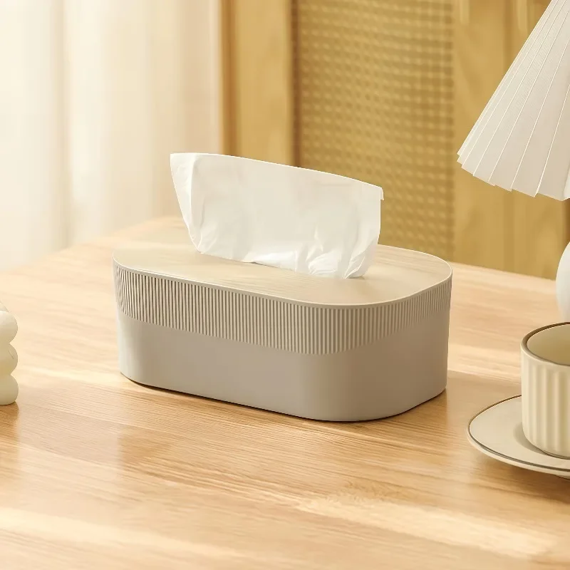 Arched Tissue Box with Lid | Large Towel Dispenser, Oil Rubbed End, Suitable for Bathroom, Bedroom, Living Room, Dormitory