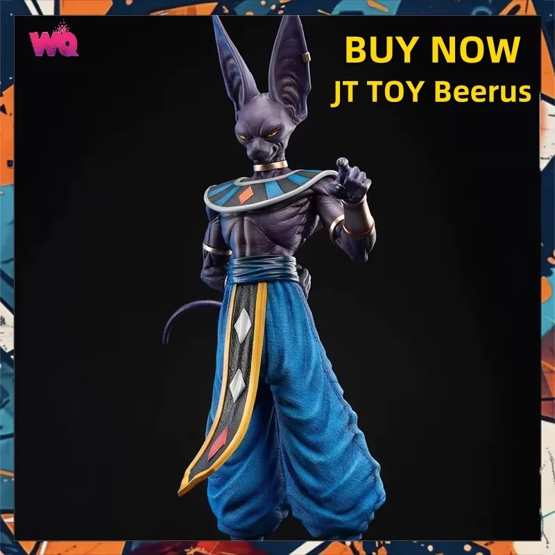 

In Stock JT Studio 53cm Dragon Ball Anime Figures Beerus Gods of Destruction Figures PVC Statue Collection Model Gift Toy