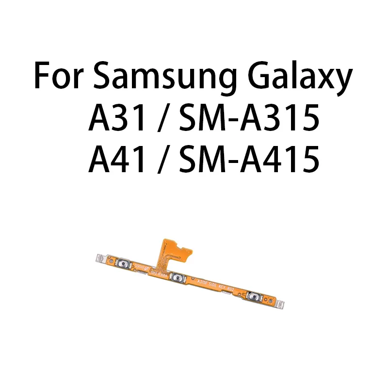 Power ON OFF Mute Switch Control Key Volume Button Flex Cable For Samsung Galaxy A31 / A41 / SM-A315 SM-A415
