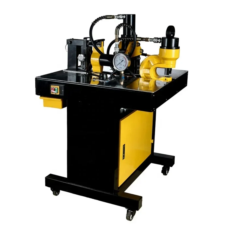 

DHY-150 Multi-functional Copper Aluminum busbar busbar bending cutting punching machine hydraulic busbar processing machine