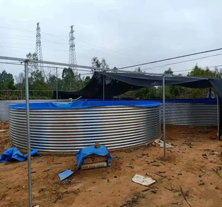 Factory Direct 2026 Fish Farming Equipment Aquaculture Water Circulatory System PVC Fish Pond Water Tanks For Sale