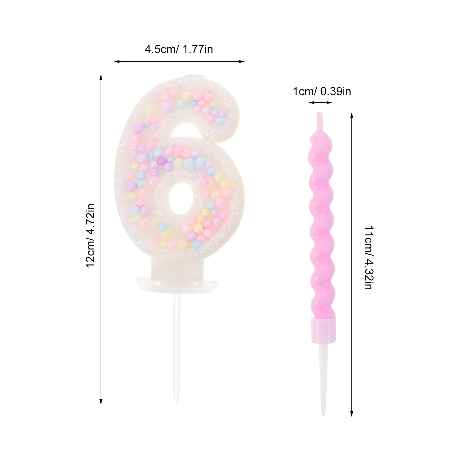 13Pcs Spiral Melting Birthday Candles Macaron Pastel Design Cute Cake Candles for Birthday Party Festival Decorations