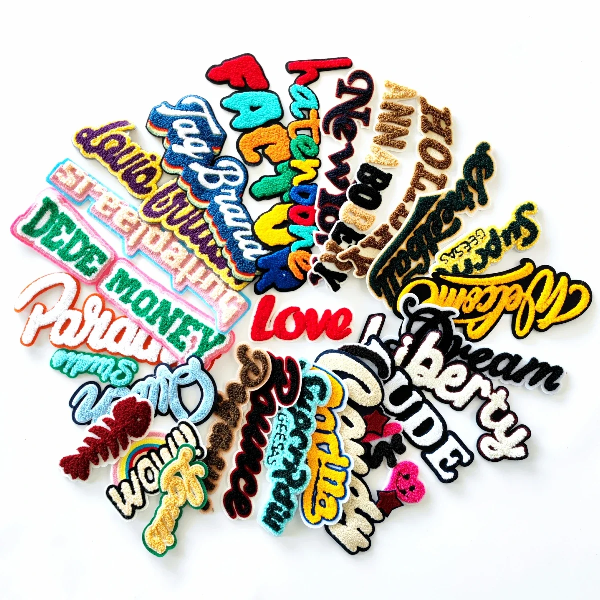 Embroidery Chenille Letter Patch,embroidered Letters Badges,cute Alphabets Patches Appliques for Clothing YT2210271