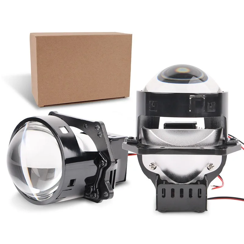 

12V 110W 3 Inch Bi LED Projector Lens Hi Lo Beam Headlight Retrofit for Car Lamp Light