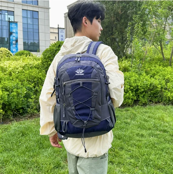 

Многофункциональный походный рюкзак 2026: водонепроницаемый нейлоновый рюкзак для путешествий и кемпинга, легкий, с большой вместимостью