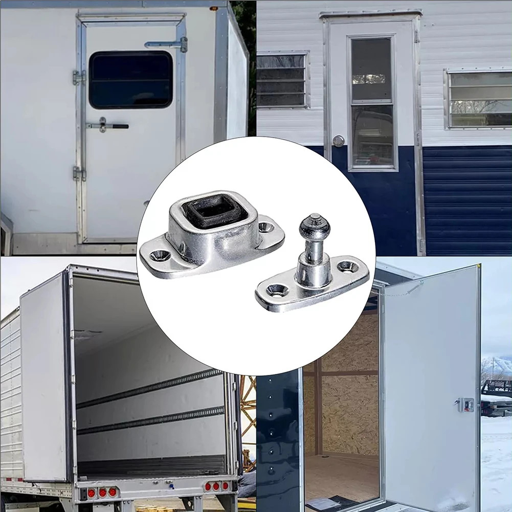 التخييم خالية من المتاعب تقريبا. 7X4.6X1.7 سنتيمتر RV حامل الباب كوب شفط الباب الألومنيوم الباب الماسك حامل الباب مقاومة الطقس #2