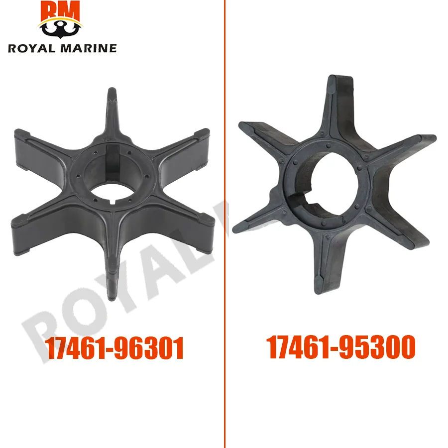 17461-96301 17461-95300 Water Pump Impeller for Suzuki 2 Stroke 20-85HP Outboard Motor 17461-96310 17461-95301 17461-95501