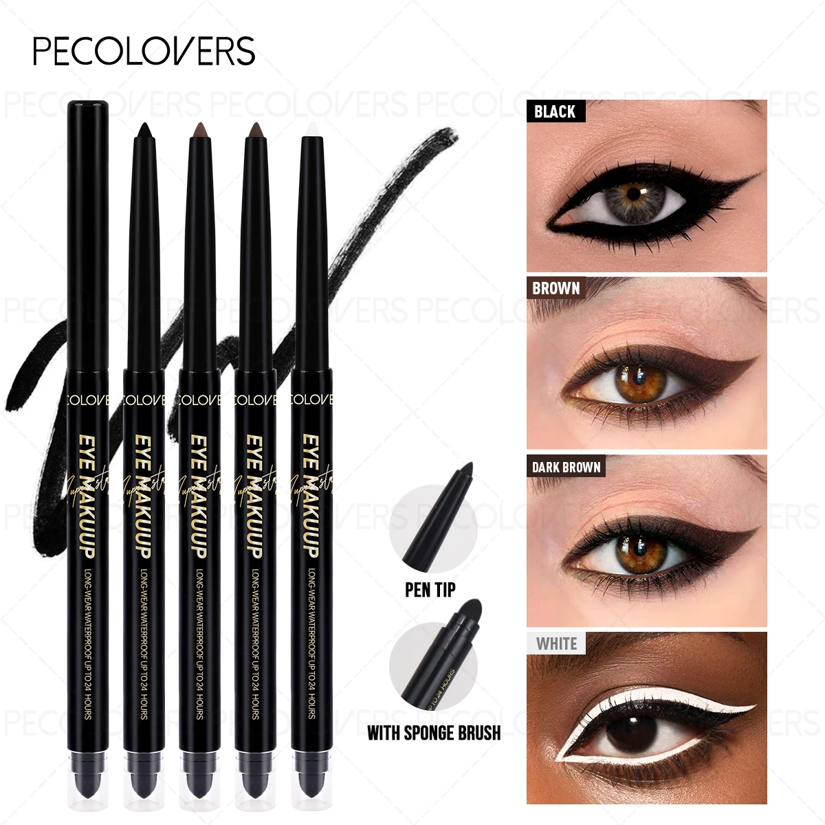 Wischfester, Schweißresistenter Eyeliner-Stift, Perfekte Augenwinkel, Eyeliner, Augen-Make-up