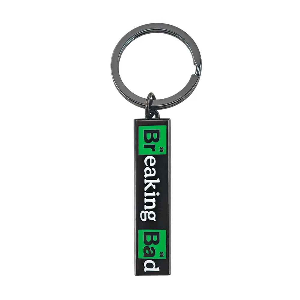 Breaking-Bad Schlüsselanhänger Walter White Heisenberg Metall-Schlüsselring Periodensystem-Element Fan-Kollektion Rucksack-Anhänger Geschenk – Detail 1